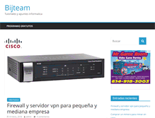 Tablet Screenshot of bijteam.com